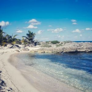 Mini Roadtrip Mexico Isla Holbox strandje10