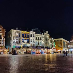 Nijmegen Grote Markt by night