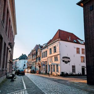 Een straat in Grave